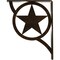 Ekena Millwork Austin Wrought Iron Bracket, (Single center brace), Antiqued Brass 1 1/2"W x 7 1/2"D x 10"H BKTM01X07X10SAUABS - alternate 3